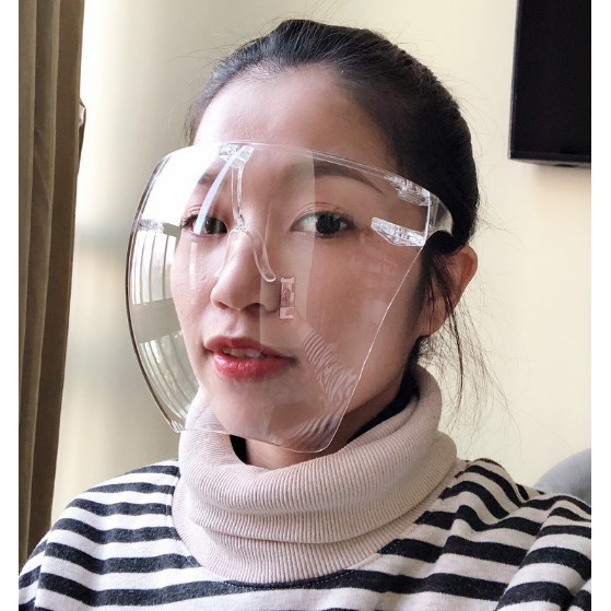 -XẢ KHO GIÁ SỐC - Kính đi đường chắn bụi- chống nắng trong suốt -KÍNH FULL FACE