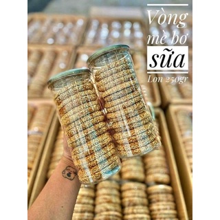🥯 bánh vòng mè bơ sữa🥯250gr/hũ