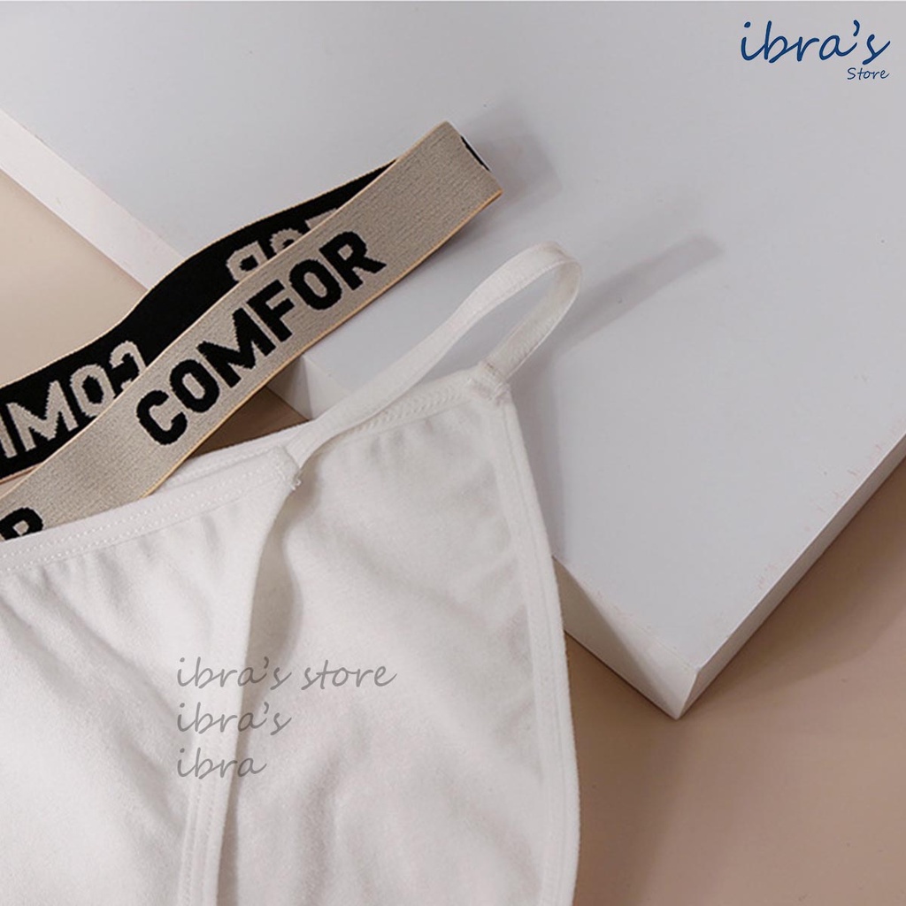 Quần Lót Sexy Ibra's Store Cao Cấp Nữ Cotton Trơn Dây Chéo Khoét Eo Quyến Rũ Cạp Thấp Thoáng Khí Tốt I57