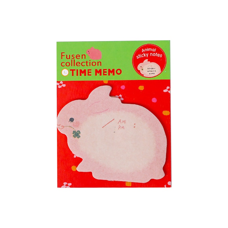 Bộ 20 Tờ Giấy Ghi Chú Họa Tiết Động Vật Dễ Thương Dành Cho Học Sinh