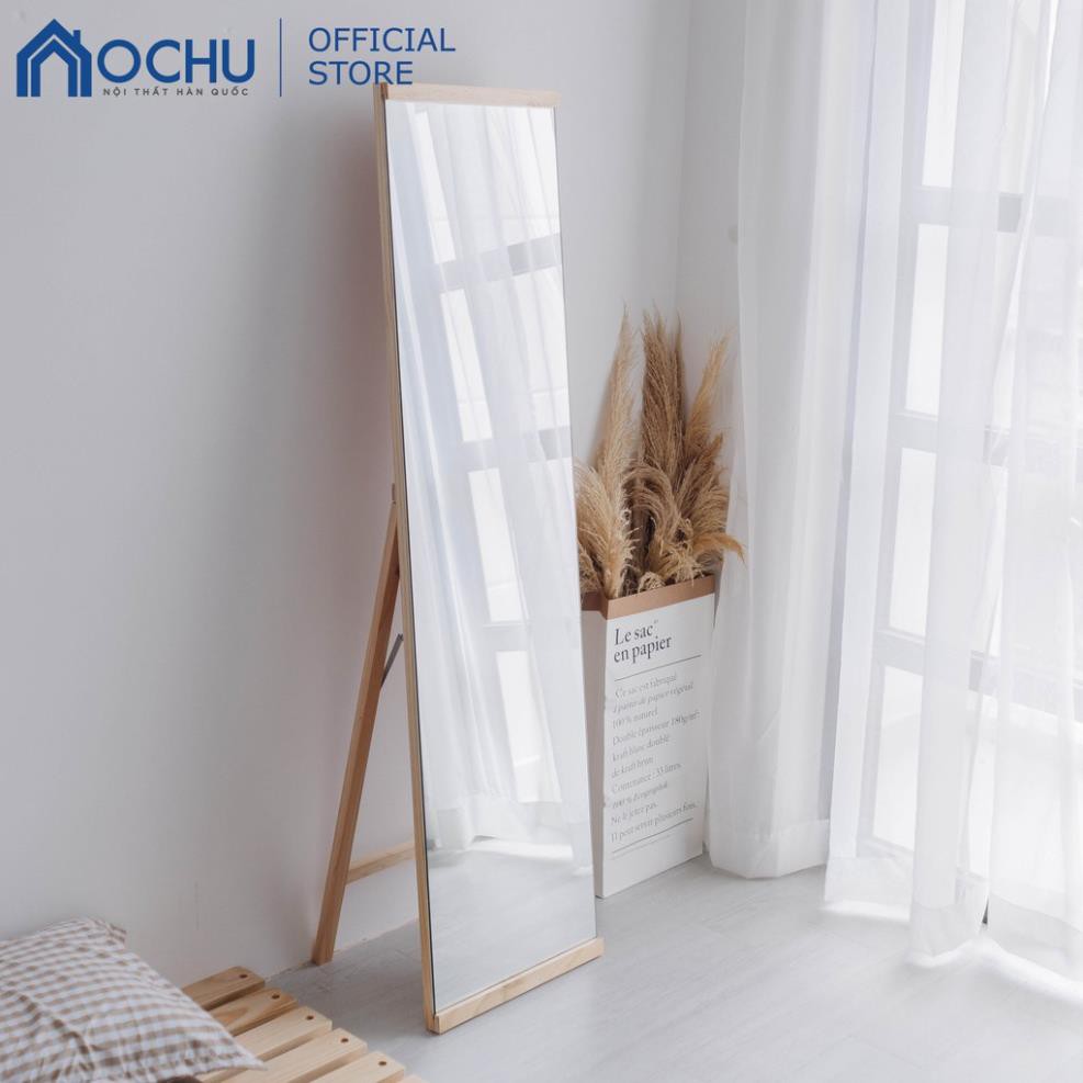 Gương Đứng Soi Toàn Thân Tràn Viền Khung Gỗ OCHU - A Mirror - Natural