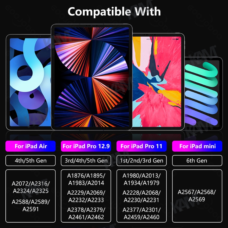 Bút Chì 13th Gen iPad Kèm Sạc Không Dây Cho Mini 6 Air 4 Air 5 2019 2020 2021 Pro 11 Pro 12.9 Stylus