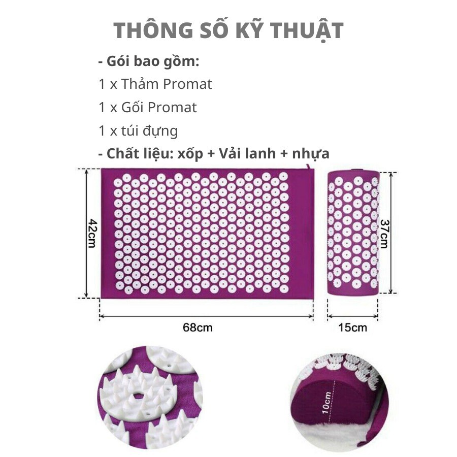 Thảm bấm huyệt Promat