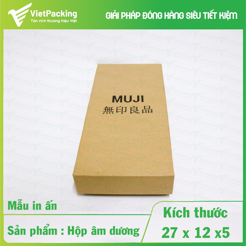 [GÍA XƯỞNG] 25 hộp carton âm dương size 27x12x5 siêu đẹp