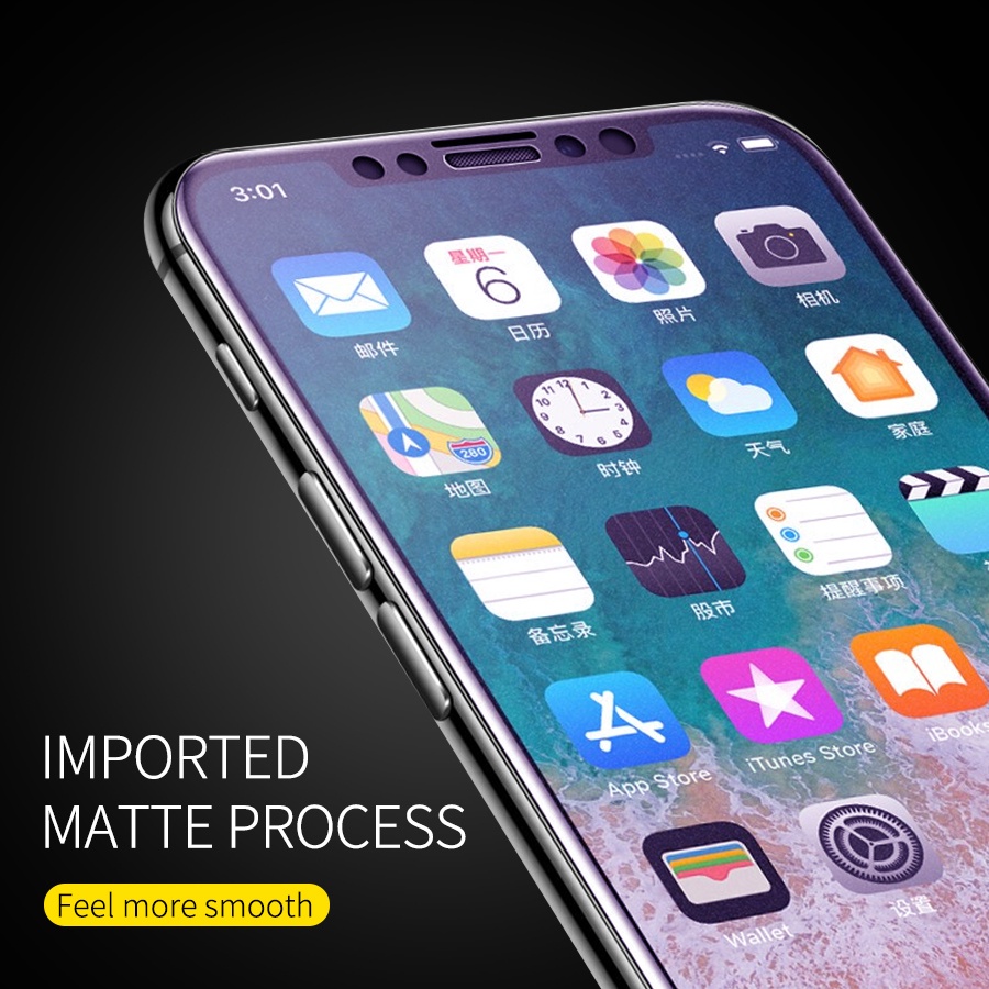 Kính Cường Lực Nhám Chống Ánh Sáng Xanh AG Full Màn Cho Realme 8 7 6 5 3 Pro 5i 6i 7i C2 C3 C11 C12 C15 C20 C21 C25 C25s C21Y Narzo 20 30A X50 X3 SuperZoom