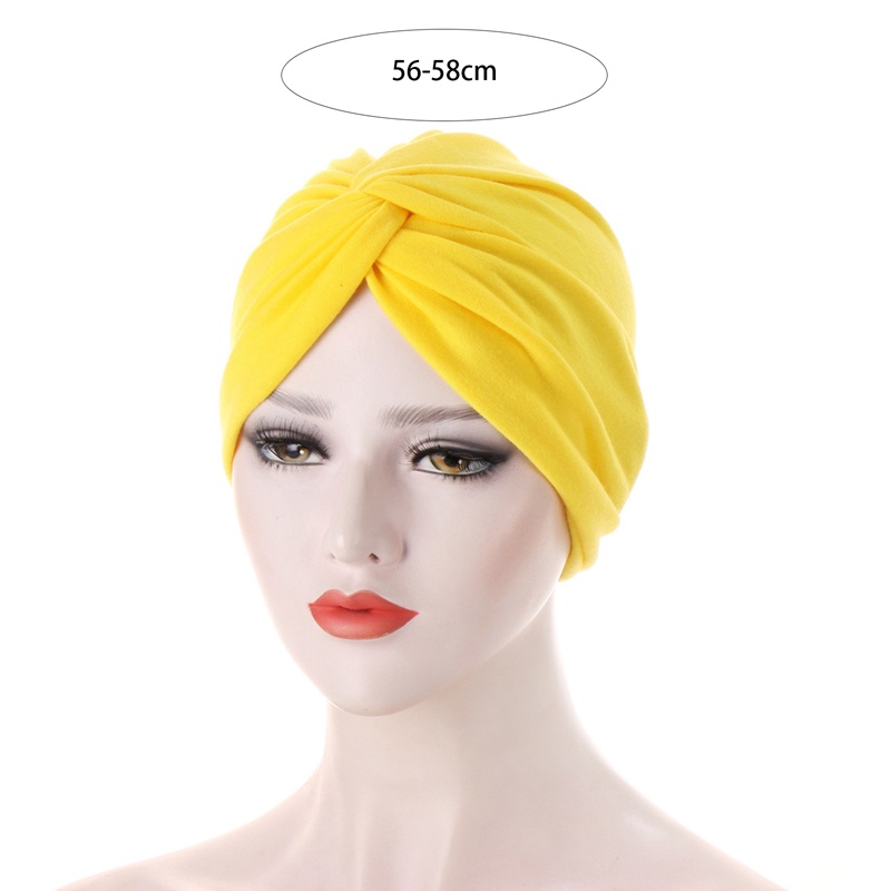 Mũ Turban Đan Chéo Phong Cách Hồi Giáo Thời Trang Cho Nữ