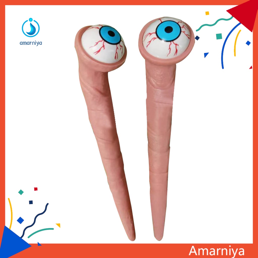 Set 2 Mặt Dây Chuyền Hình Mắt Bí Ngô Trang Trí Vườn Halloween