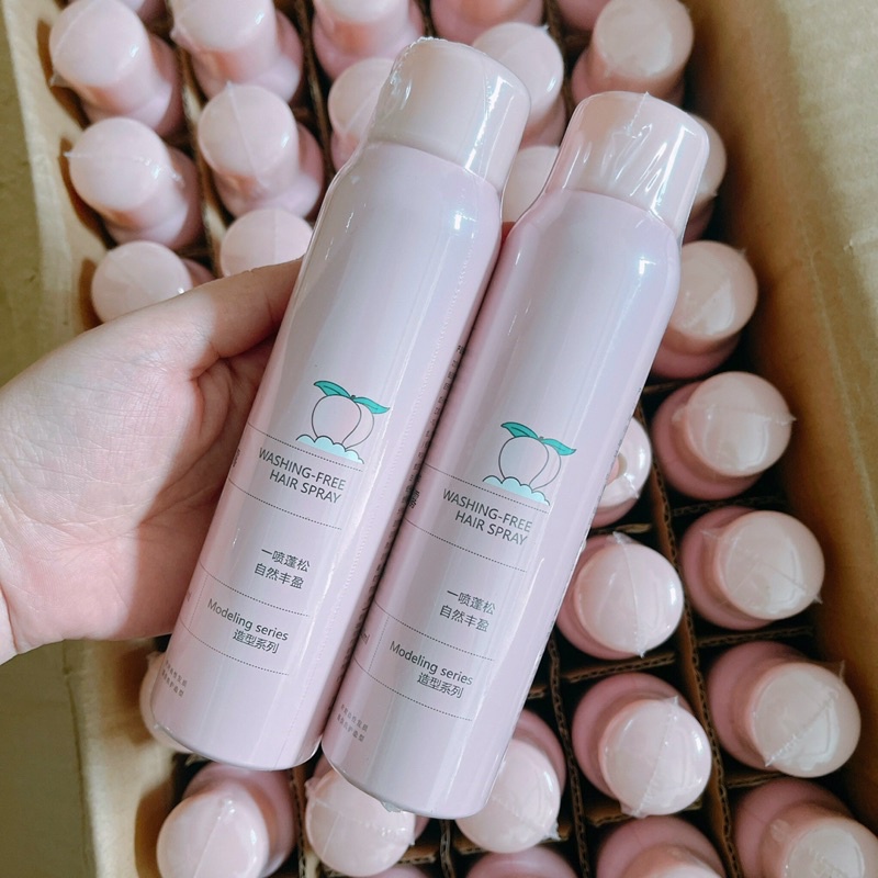 Xịt gội khô hương đào thơm dịu, không bết tóc, chai 150ml