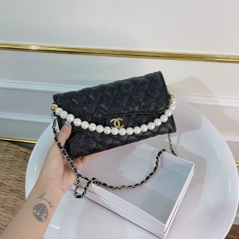 Túi mini đeo chéo nữ đeo chéo kèm quai ngọc phong cách thời trang giá rẻ, túi ví cầm tay vừa điện thoại M135