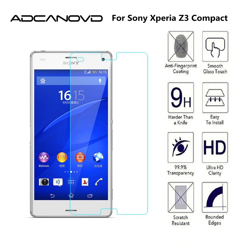 Kính cường lực chống cháy nổ cho Sony Xperia Z3 Compact M55W D5803 D5833