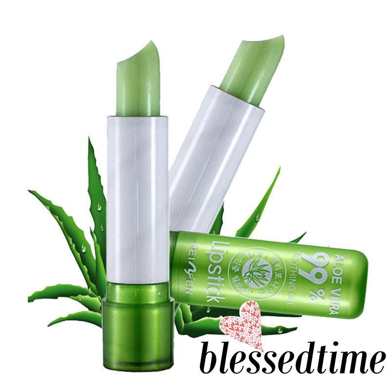 Son môi dưỡng ẩm chiết xuất lô hội có thể chuyển đổi màu sắc