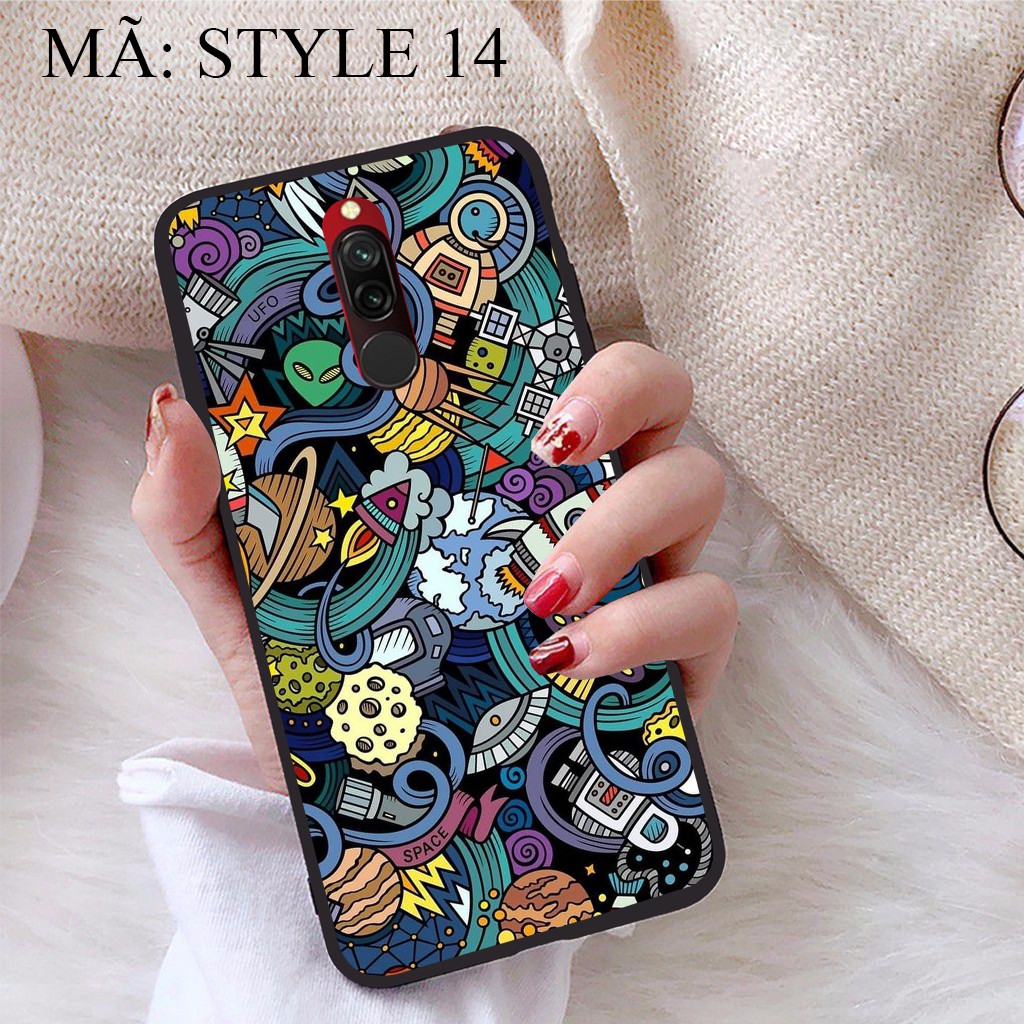 Ốp lưng Xiaomi Redmi 8 viền dẻo TPU BST Phong Cách Trẻ Trung