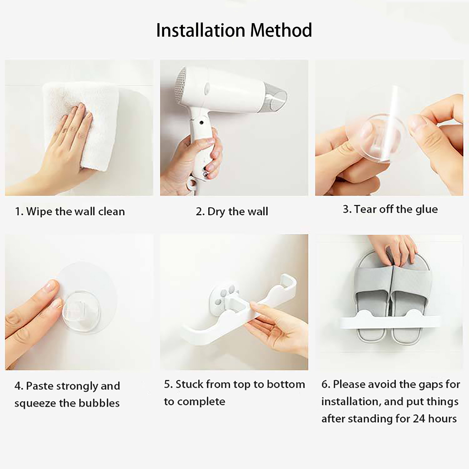 Set 4 Giá Treo Giày Dép Gắn Tường Tiện Lợi