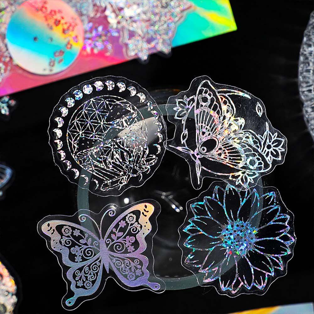 Sticker Dán Trang Trí Sổ Tay Chống Thấm Nước Hình Ngôi Sao Nhiều Màu Sắc Dễ Thương