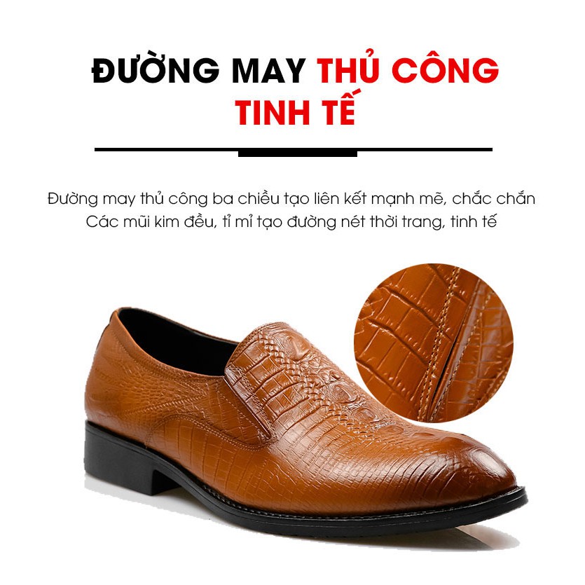 Giày nam da thật Manzano mẫu mới 2020 M55888