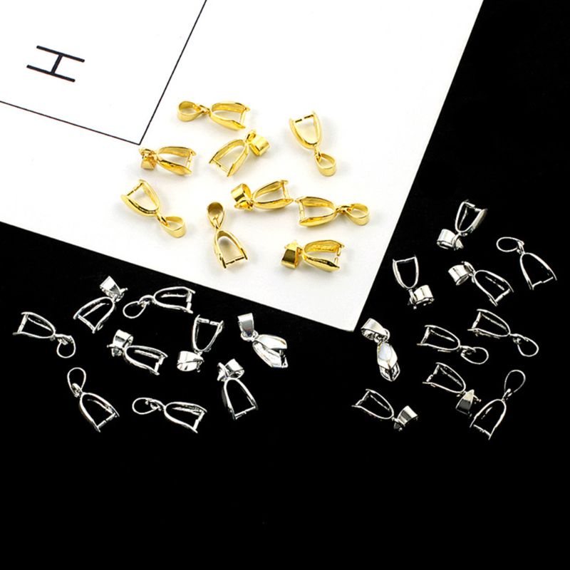 Set 10 khóa hợp kim màu bạc/vàng dùng làm trang sức DIY