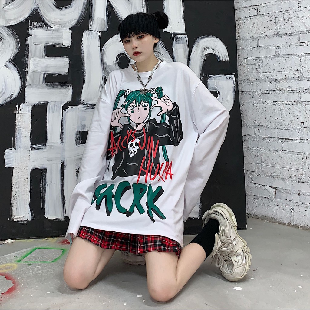 Áo thun tay dài form rộng NEKO.SG, Áo thun Streetwear SWT04