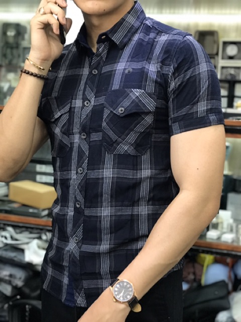 Áo sơ mi nam ngắn tay