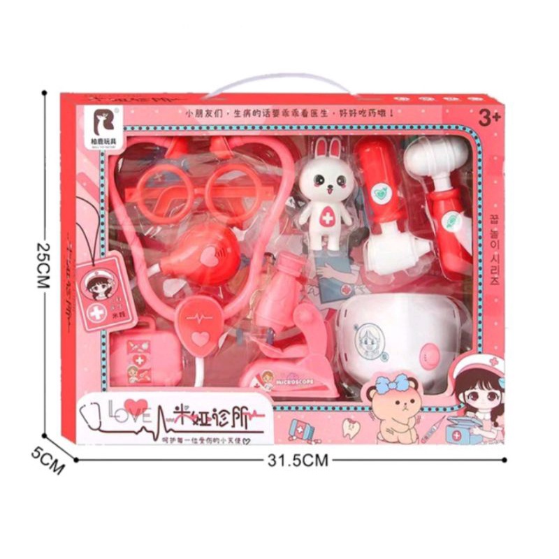Bộ đồ chơi bác sĩ thỏ bunny dễ thương