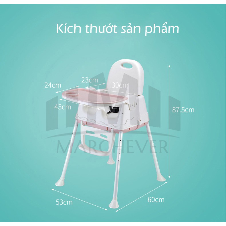 Ghế ăn dành cho trẻ em đa chức năng dặm 3 tư thế HANBEI