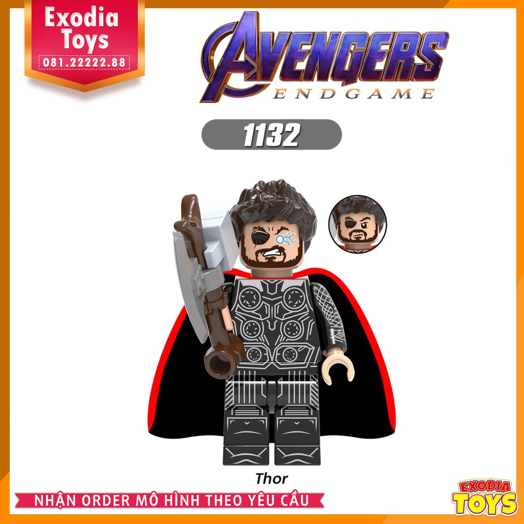 Xếp hình Minifigure Marvel Biệt đội siêu anh hùng Avengers Infinity War  - Đồ Chơi Lắp Ghép Sáng Tạo - XINH X0240