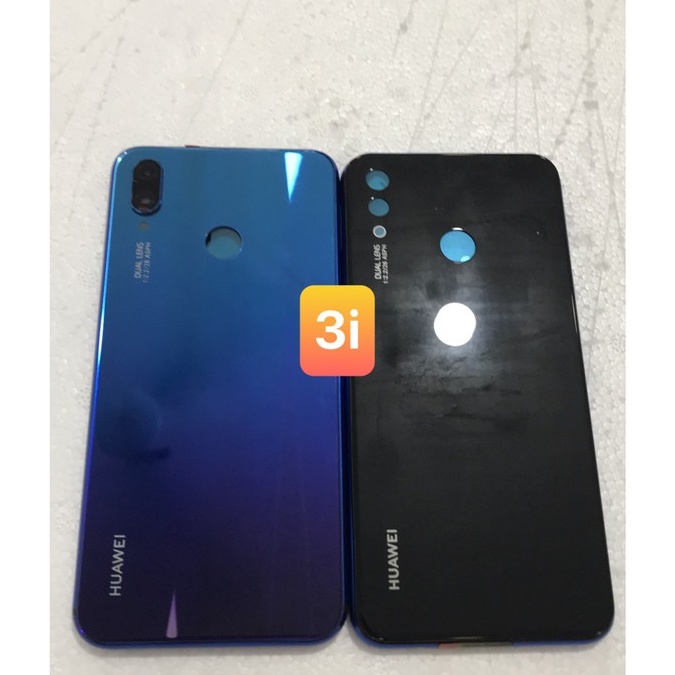 bộ vỏ huawei nova 3i (gồm sườn,lưng phím tăng giảm,kính cam)