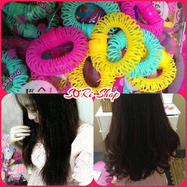 Lô uốn tóc lò xo không nhiệt