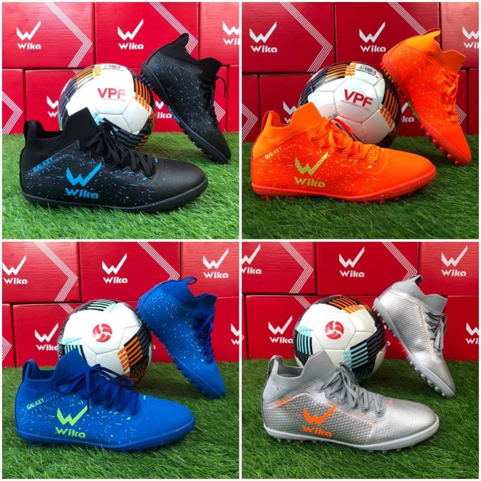 Giày đá bóng 👟 Giày bóng đá chính hãng Wika Galaxy 👟 Giày đá banh cao cổ đế TF đá sân nhân tạo full size 4 màu sắc