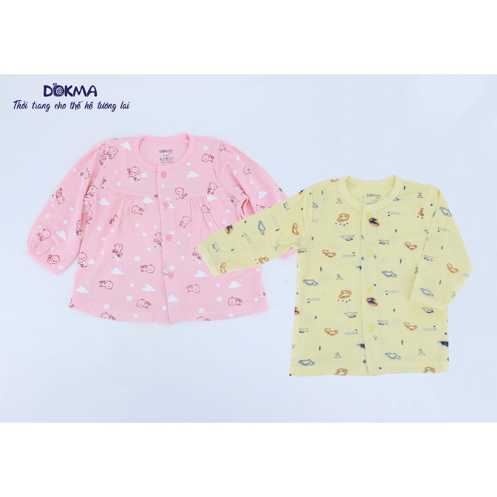 DB563A Áo cài giữa dài tay Dokma (3-9M)