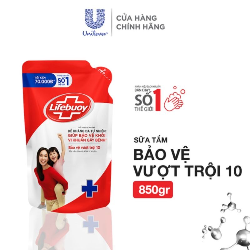 Sữa tắm Lifebuoy túi 800g