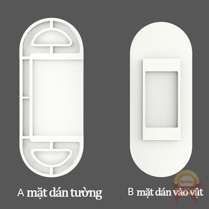 Set 2 Miếng dán tường AB trượt cài treo ổ điện điều khiển điều hòa modem wifi