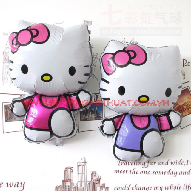 Bóng hello kitty to