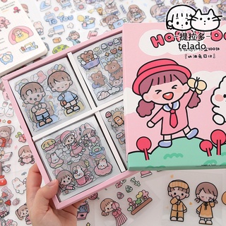 Sticker Dán Nhiều Họa Tiết Hình ảnh Dễ Thương (20 Trang - Mỗi Trang Với Kiểu Khác Nhau)