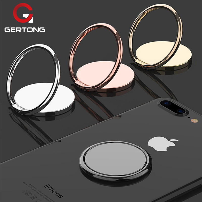 Giá đỡ kim loại nam châm hình vòng tròn nhẫn xoay 360 độ cho xe hơi