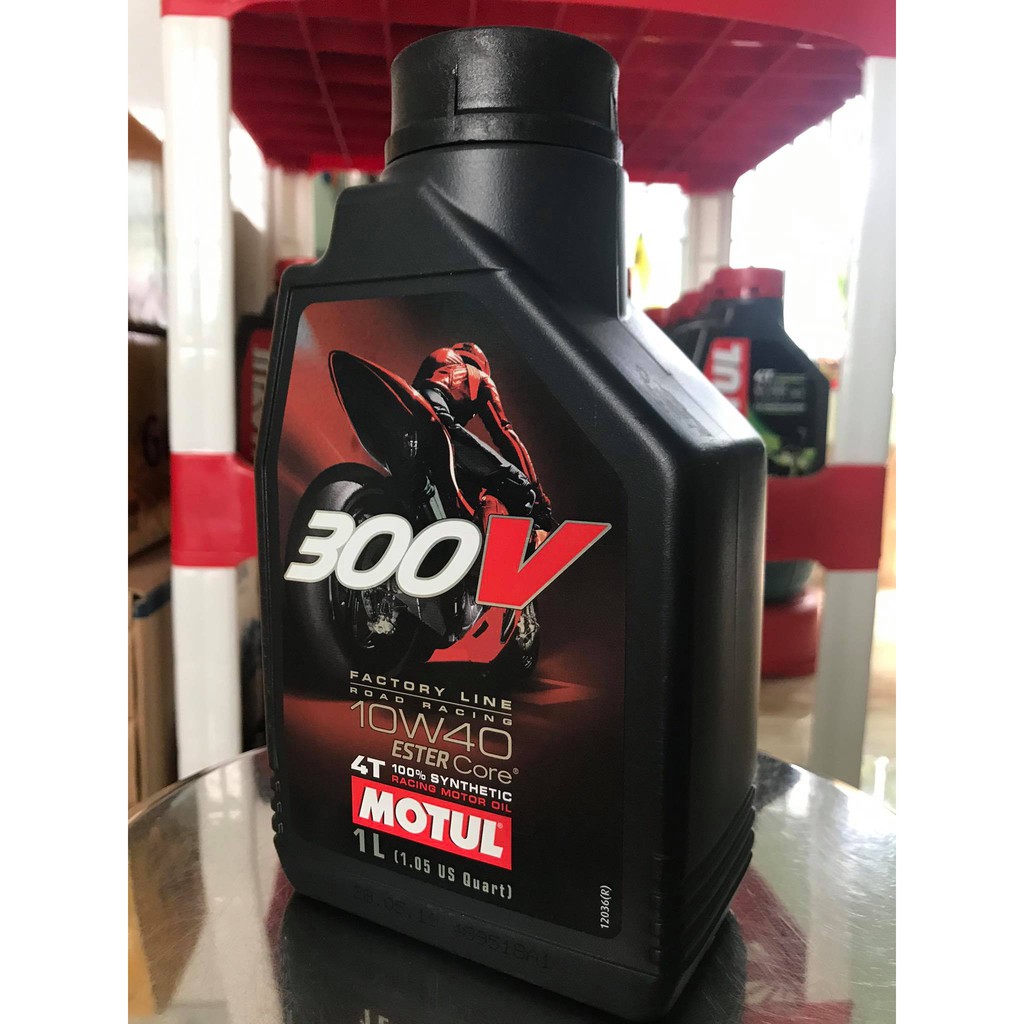 Nhớt Motul 300V Factory Line 10W40 1L