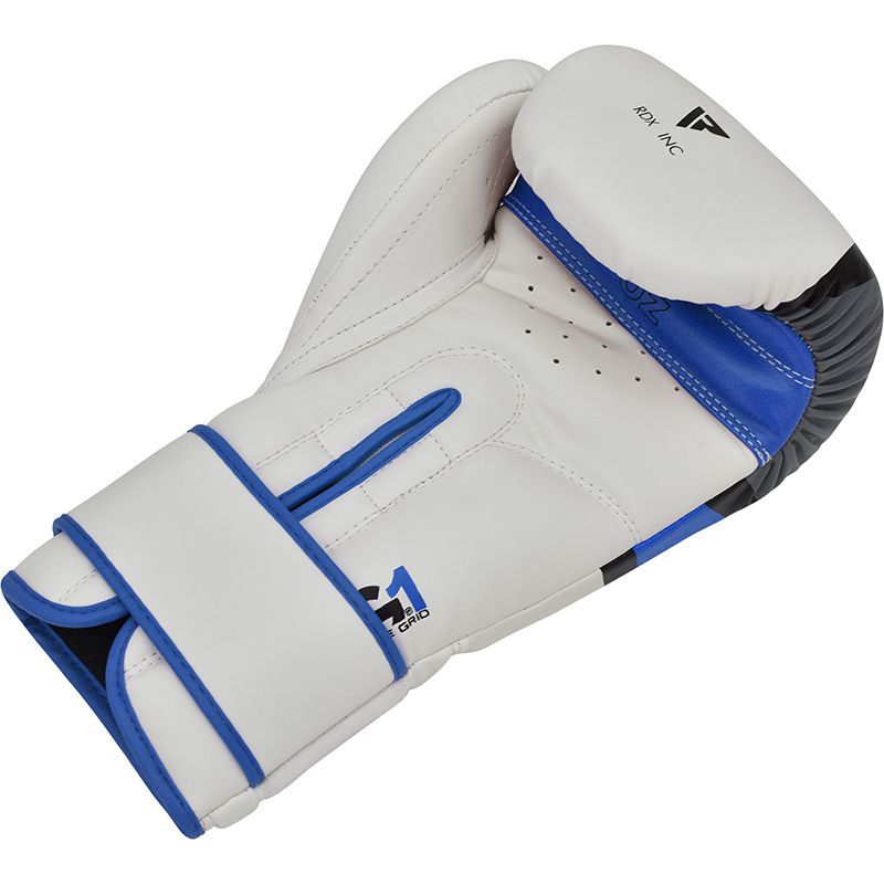 Găng Tay Boxing RDX F7 Ego Training - White/Blue