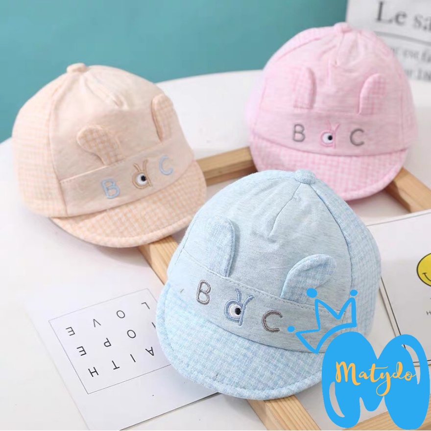 Mũ cho bé sơ sinh nón trẻ em bé trai bé gái mềm mại đáng yêu từ 0 đến 12 tháng phụ kiện mũ nón MSS02