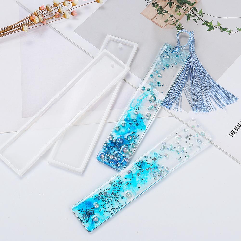 Khuôn Silicone Làm Thẻ Đánh Dấu Sách Trong Suốt