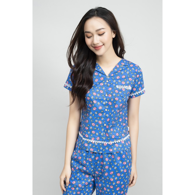 [Mã WAYOLO giảm 20% đơn 99k] Đồ bộ mặc nhà cao cấp Sweeten your life chất liệu cotton áo cộc tay , quần ngố | BigBuy360 - bigbuy360.vn