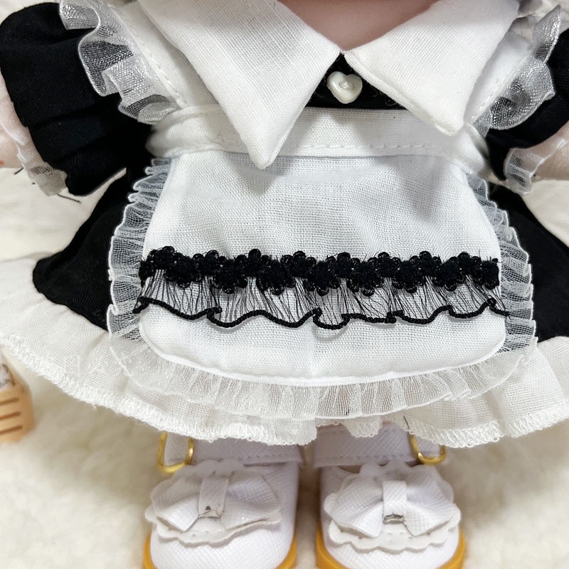 Spot cotton doll no attribute 20cm cm baby dress maid skirt doll change dress