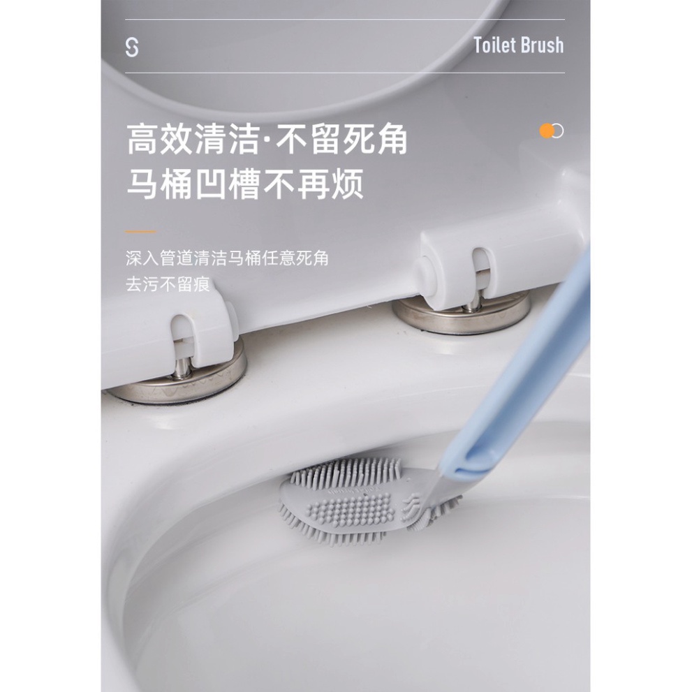 Cây Cọ Bồn Cầu Hình Gậy Golf SiliconFREESHIPCọ Toilet Silicon Mẫu Mới