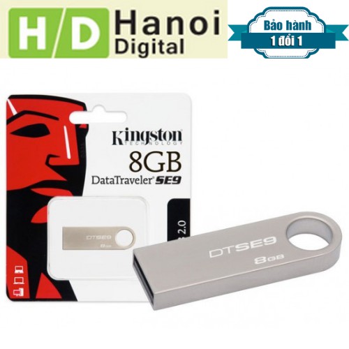 USB Kingston 8Gb Vỏ Thép đủ dung lượng ( NTFS/ FAT32/ exFAT )