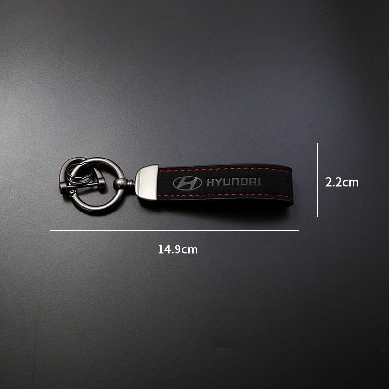 Móc Khóa Da Lộn Hình Logo Xe Hơi Bằng Hợp Kim