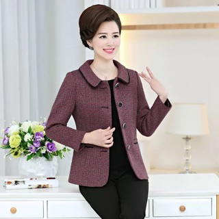 Áo khoác dạ nữ trung niên