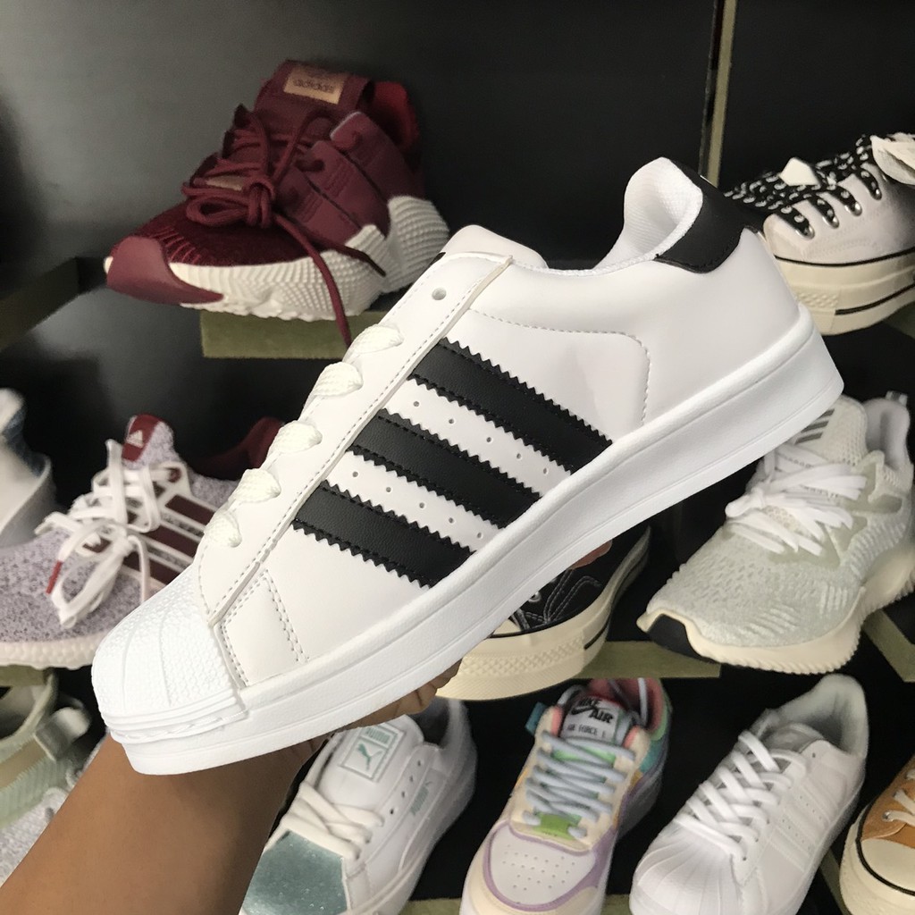 Giày thể thao,Giày sneaker,Giày 𝐬𝐮𝐩𝐞𝐫 𝐬𝐭𝐚𝐫 sọc đen vnxk