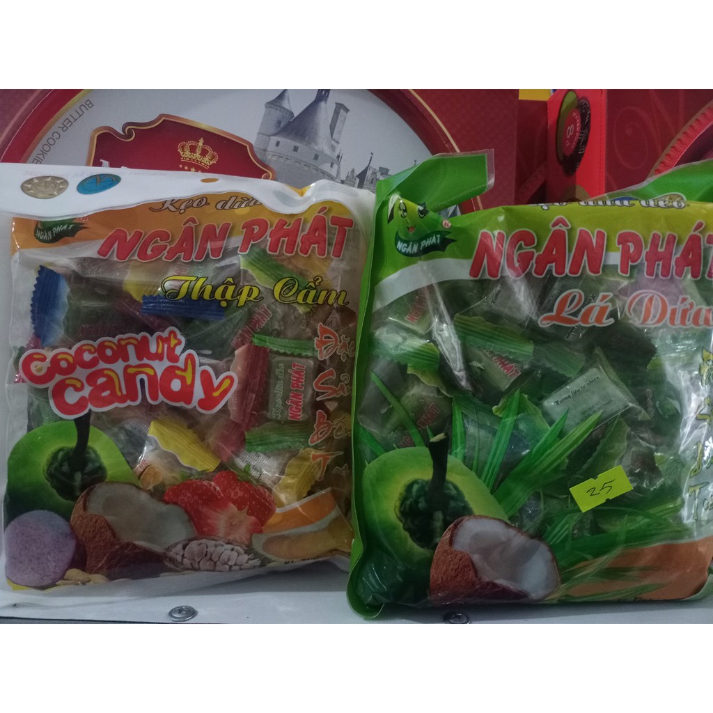 KẸO DỪA NHÂN PHÁT HƯƠNG LÁ DỨA 250G