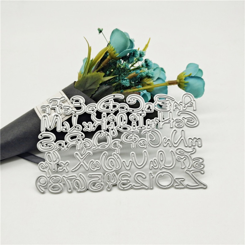 Khuôn Cắt Giấy Kim Loại Hình Chữ Cái Và Số Độc Đáo