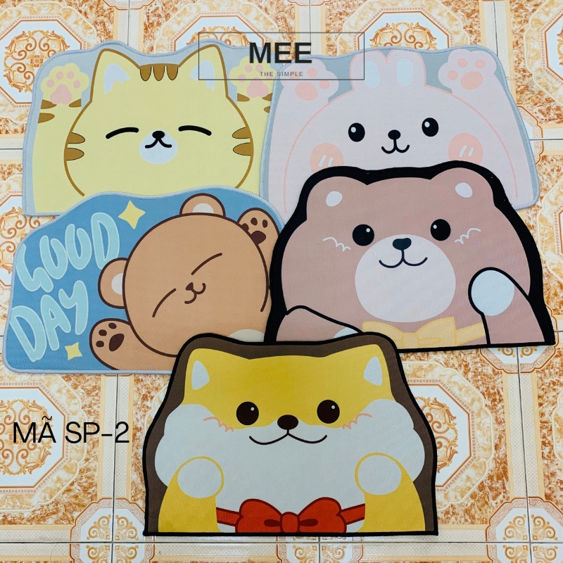 Thảm lau chân chùi chân cao cấp hình ngộ nghĩnh Size 40x60cm