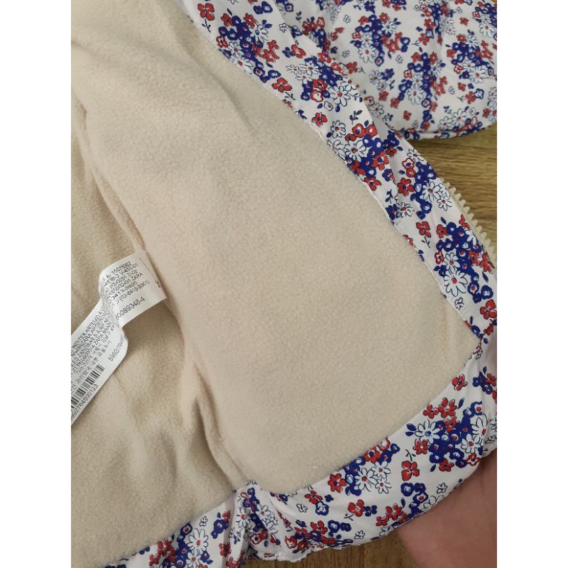 Áo phao in hình gấu/hoa nhí cho bé gái size 9-12tháng đến 3-4tuổi