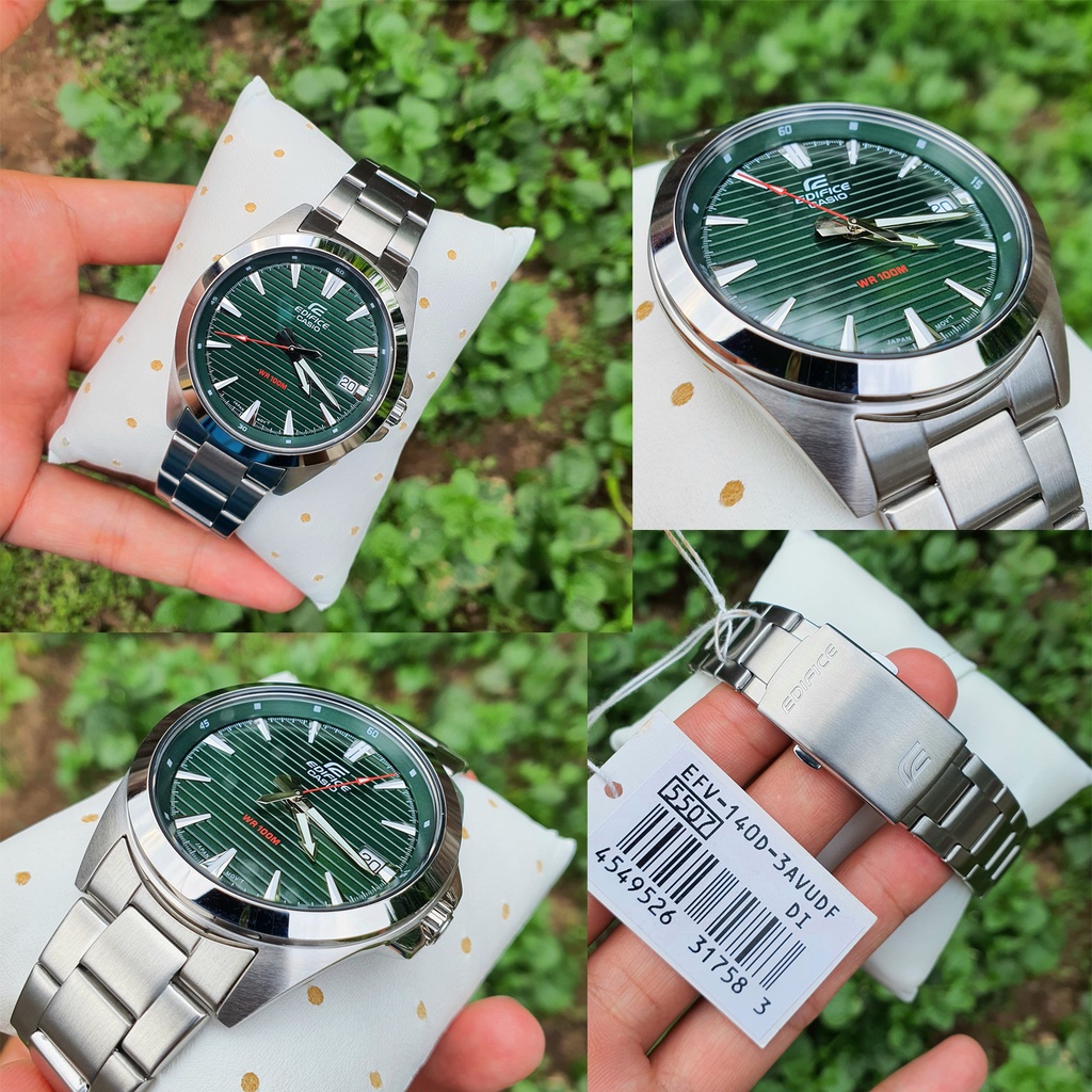 Đồng hồ nam Casio EDIFICE dây kim loại EFV-140D-1AVUDF chính hãng